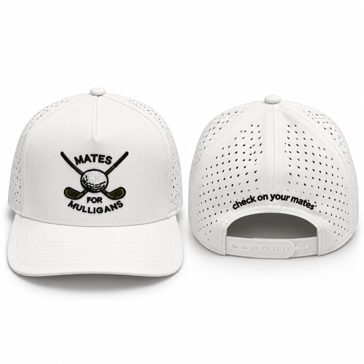 Check on your mates White Golf Cap
