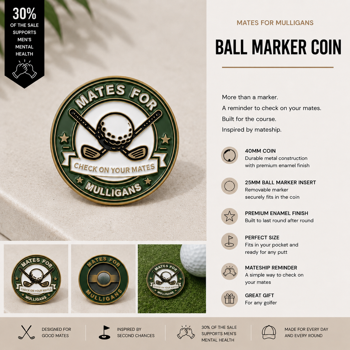 Check on your mates Ball Marker Coin